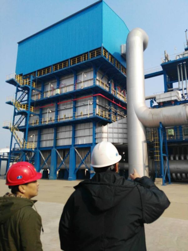 石油化工設(shè)備干冰清洗現(xiàn)場